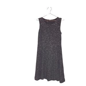 Talbots Tweed Dress Black and White Sleeveless A-Line Dress Size 6